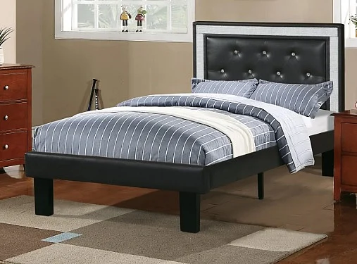 Boss Furniture F9376T Twin Bed in Black