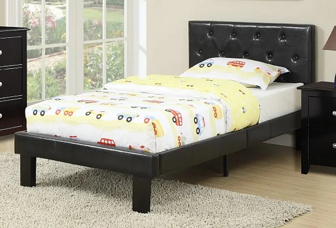 Boss Furniture F9415T Twin Bed in Black