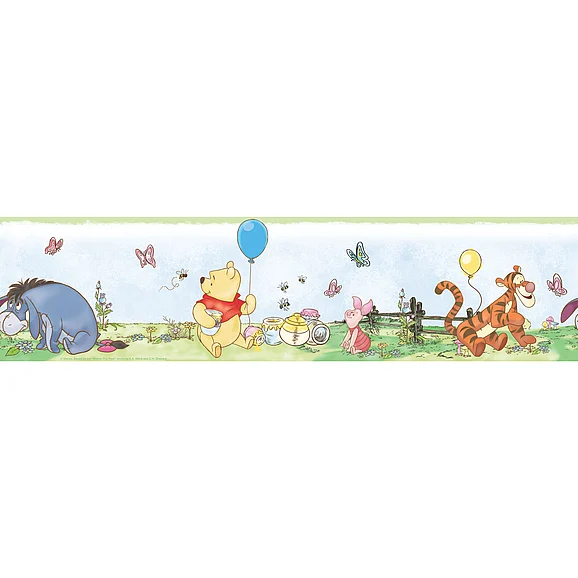 York RoomMates Disney Winnie The Pooh Toddler Peel & Stick Border RMK4410BD