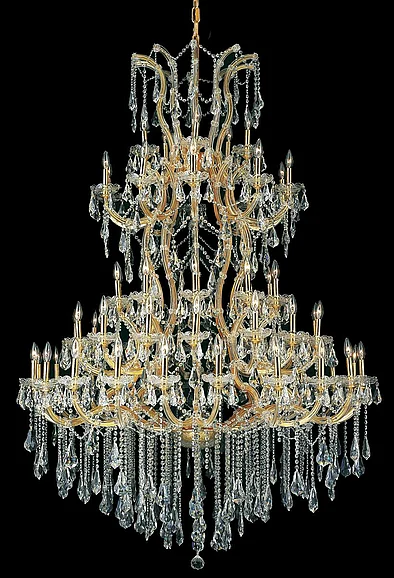 Elegant Maria Theresa 61 Light Gold Chandelier Clear Royal Cut Crystal 2801G54G/RC