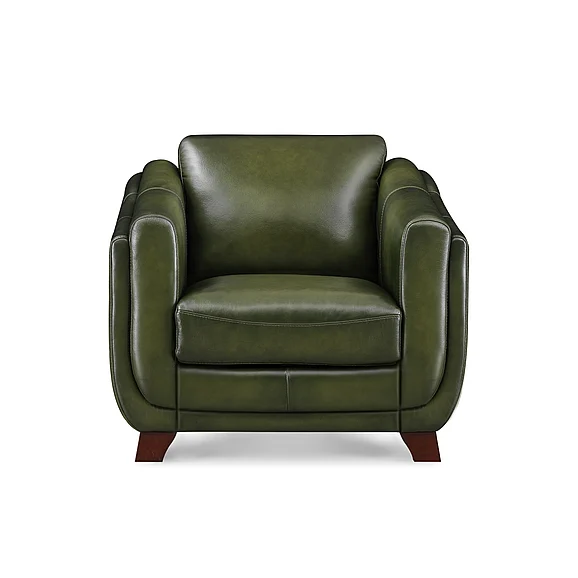 Hydeline Furniture Montfrey Leather Chair in Emerald 87092-10V04-LS2868