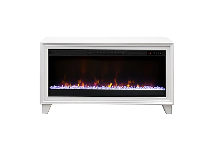 Legends Furniture Fairfield Modular Fireplace Cabinet in White FA5401.WHT