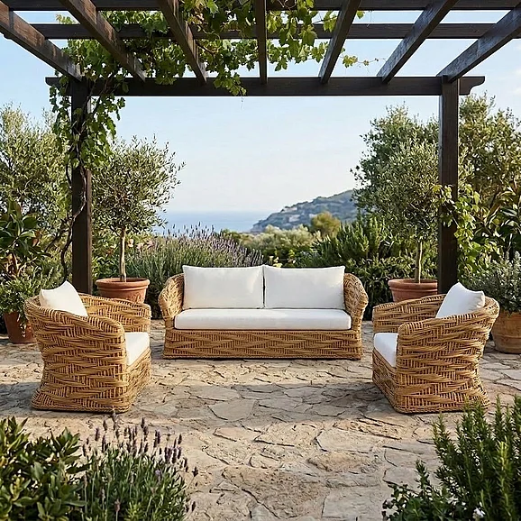 Artesia Caluma 3pc Outdoor Set in Natural