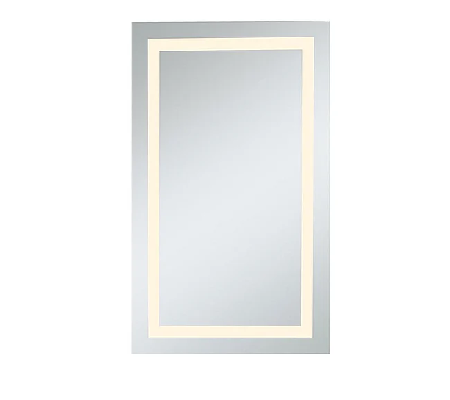 Elegant Led Hardwired Mirror Rectangle W24H40 Dimmable 3000K MRE-6014