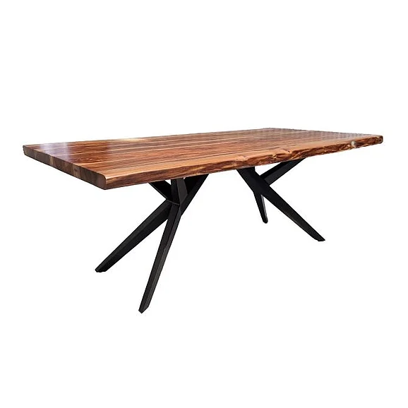HTD Austin Loft 80" Dining Table in Natural Sheesham FAL-DT80NS
