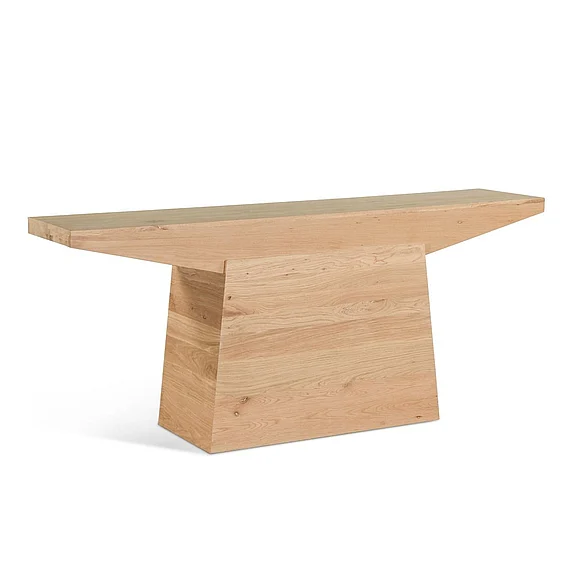 HTD Anvil 68" Console Table in Natural Oak FANV-CN68NO