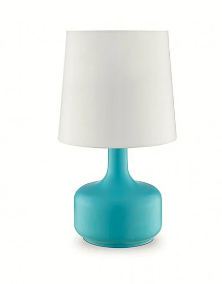 Furniture of America Farah Table Lamp in Teal L9819TL