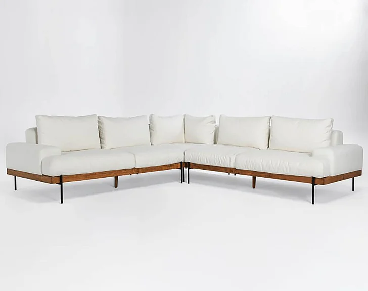Classic Home Faro Sectional in White 53005289 PROMO