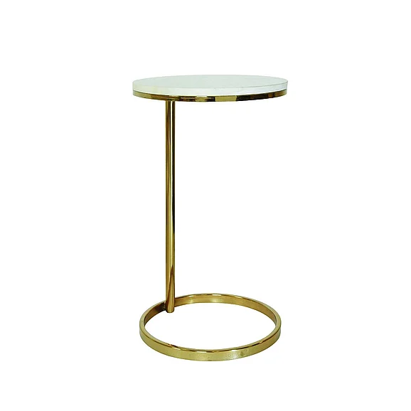 Worlds Away Farren Round Cigar Table FARREN CLOSEOUT