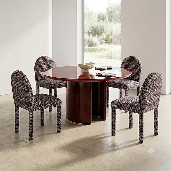 Caracole Tobie/Archie 5pc Round Dining Room Set