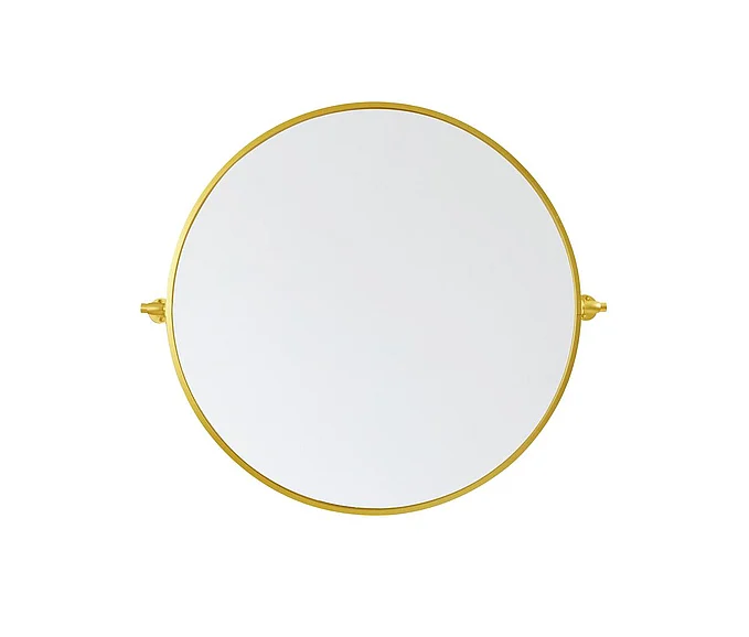 Elegant Round Pivot Mirror 30 In. in Gold MR6B30GD CLOSEOUT