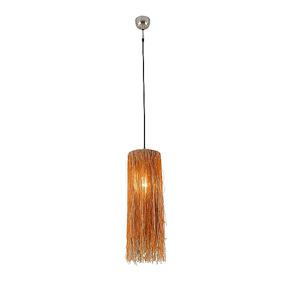 HTD Boho Glass Bead Pendant Orange FBO-BPO CLOSEOUT