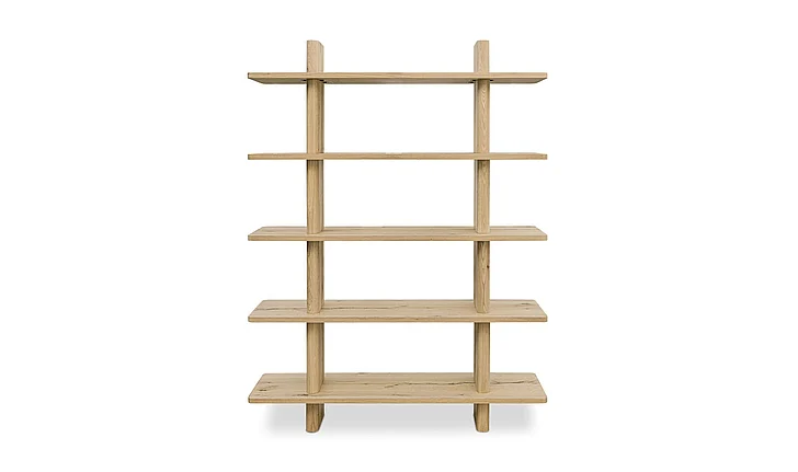 Moe's Home Casey Bookcase Large in Rustic Oak FC-1015-24