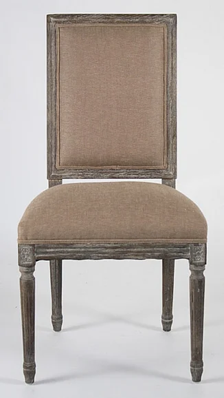 Zentique Louis Side Chair in Limed Charcoal Oak (Set of 2) FC010-4 E271 A006