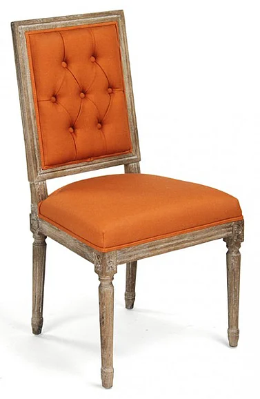 Zentique Louis Side Chair in Orange (Set of 2) FC010-4-Z E272 S