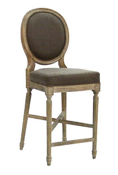Zentique Medallion Counter Stool in Brown (Set of 2) FC011-35 Counter E272 A008