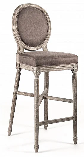 Zentique Medallion Bar Stool in Brown (Set of 2) FC011-35 Bar E272 A008