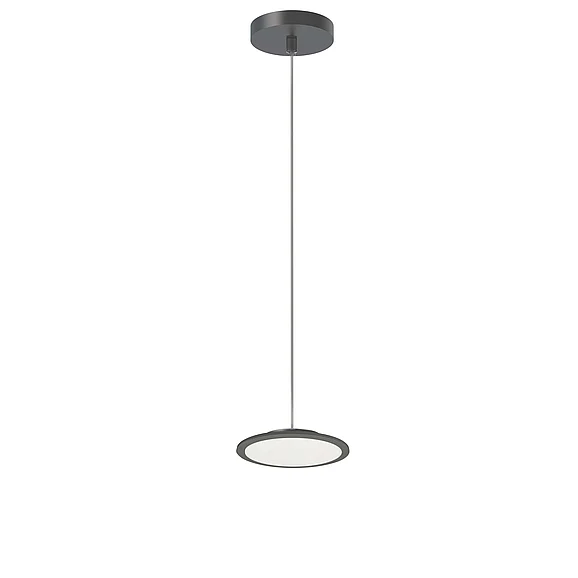 Dainolite Franchesa 8W 5CCT Pendant in Matte Black FCA-58LEDP-MB