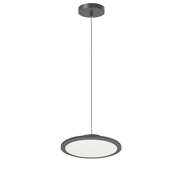 Dainolite Franchesa 20W 5CCT Pendant in Matte Black FCA-920LEDP-MB