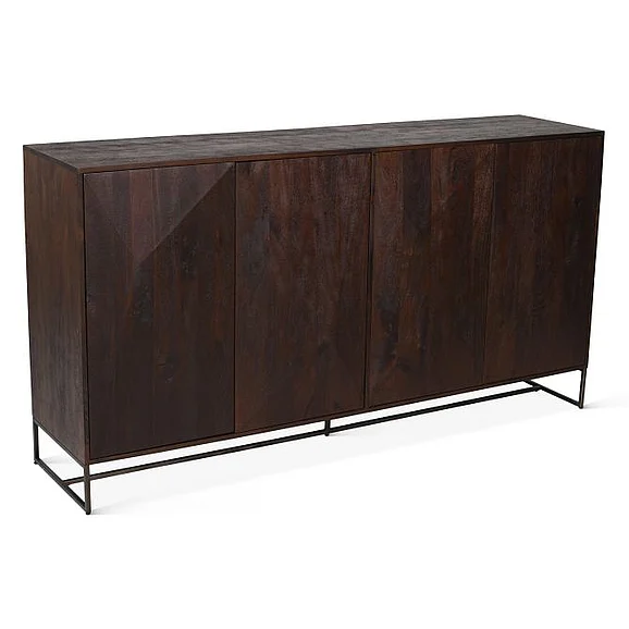 HTD Cambridge 76" Sideboard in Walnut FCM-SB76WN