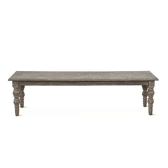 HTD Corfu 64" Bench in Drift Ash FCU-BN64DA CLOSEOUT