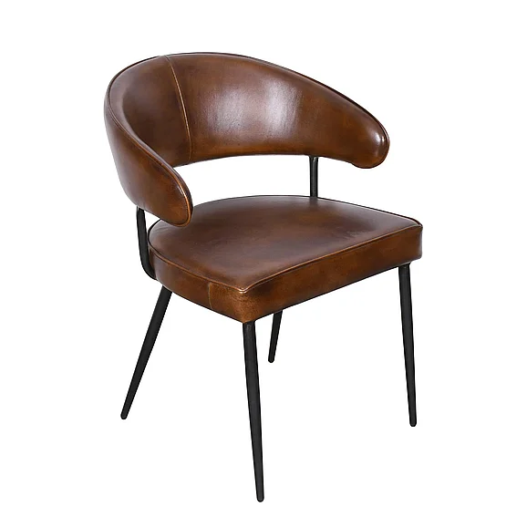 HTD Essex Dover 23" Armchair in Handwashed Chestnut FEX-DAC-CH
