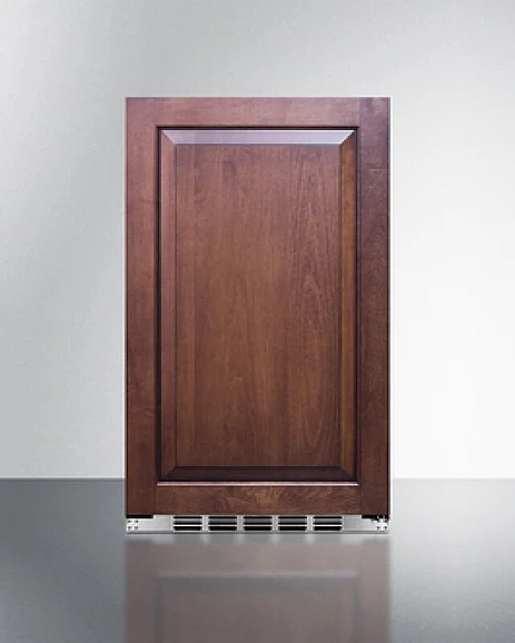 Summit Shallow Depth Built-In All-Refrigerator (Panel Not Included) in Stainless Steel FF195CSSIF
