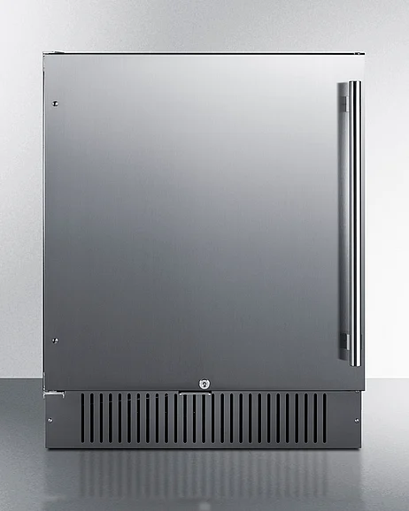 Summit 27" Wide Built-In All-Refrigerator in Stainless Steel FF27BCSSLHD
