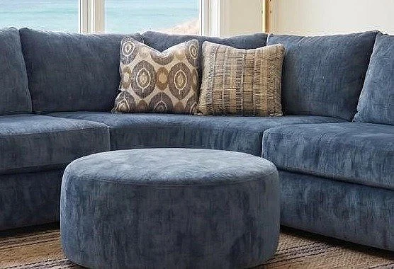 Corinthian Presley Corner Chair in Luscious Marine FG1501CP