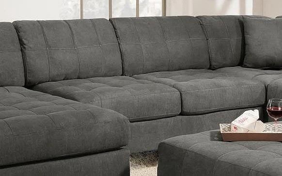 Corinthian Matrix No Arm Loveseat in Loxley-Charcoal FG51B2NA