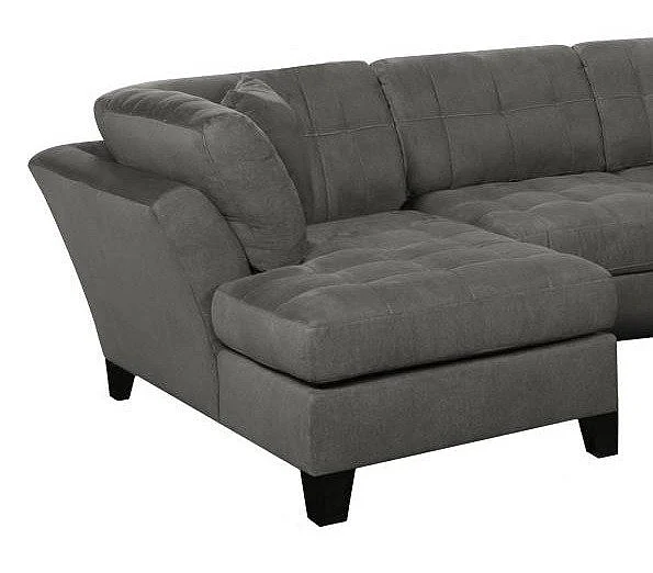 Corinthian Matrix Left Arm Chaise in Loxley-Charcoal FG51B5LF