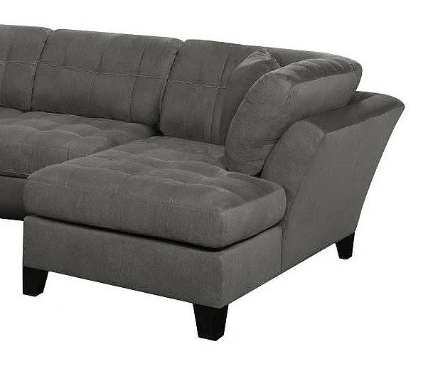 Corinthian Matrix Right Arm Chaise in Loxley-Charcoal FG51B5RF