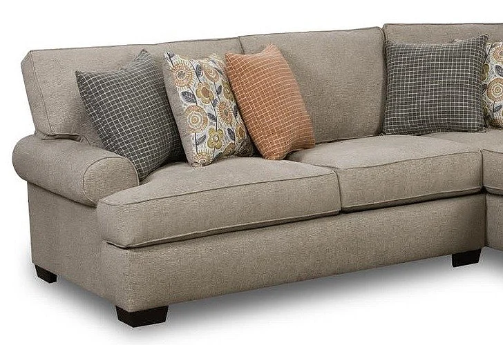 Corinthian Marlon Left Arm Loveseat in Marlon-Dove FG5932LF