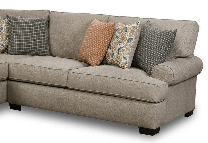 Corinthian Marlon Right Arm Loveseat in Marlon-Dove FG5932RF