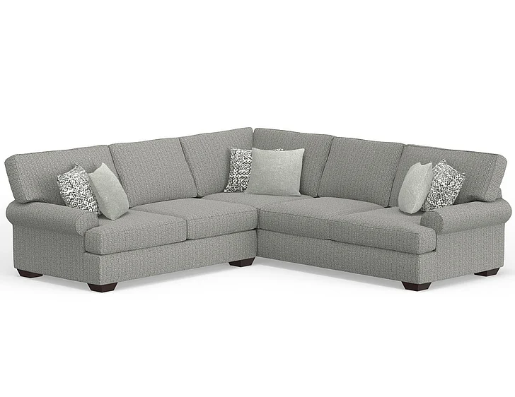 Corinthian 9800S 2pc Sectional Living Room Set in Caliente-Pepper