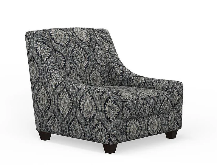 Corinthian Tayson Accent Chair in Belcourt-Stonewash FGAC20340