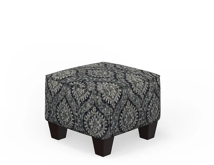 Corinthian Tayson Accent Ottoman in Belcourt-Stonewash FGAO20340