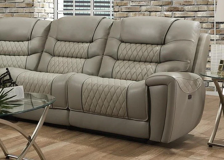 Corinthian Mcgregor RAF 2 Seat Reclining Loveseat in Breckenridge-Lightgrayandcream FGC98815-41RF