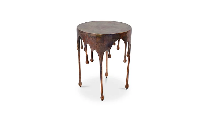 Moe's Home Copperworks Accent Table FI-1090-50 CLOSEOUT