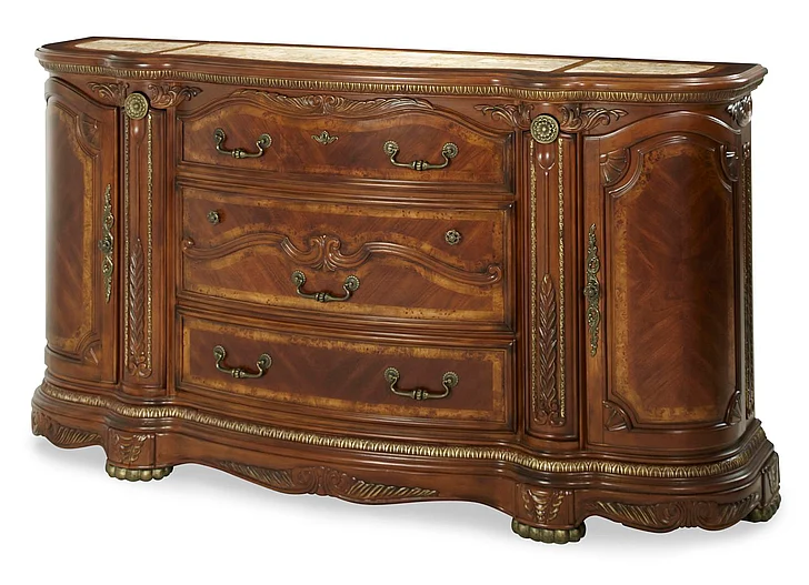 AICO Cortina Dresser in Honey Walnut NF65050SA-28