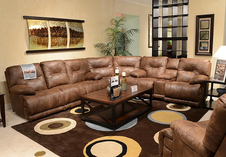 Catnapper Voyager 3pc Sectional Set in Elk