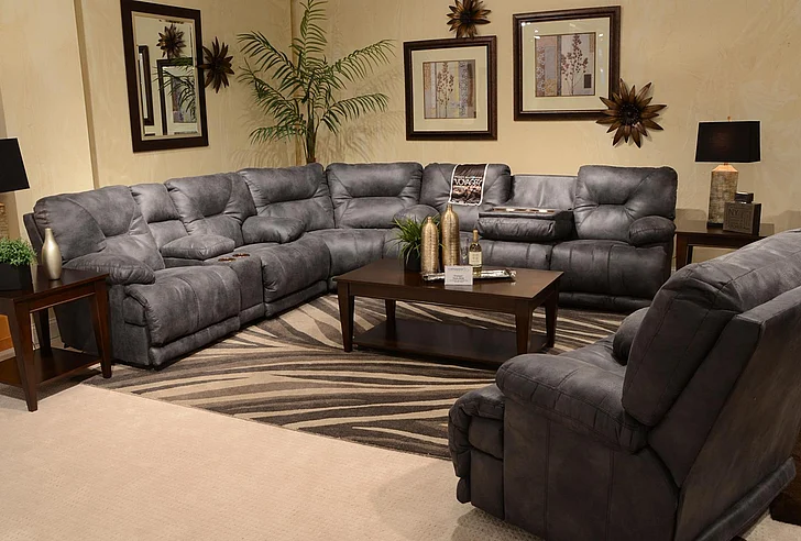 Catnapper Voyager 3pc Sectional Set in Slate
