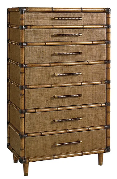 Tommy Bahama Home Twin Palms Bridgetown Chest in Medium Umber 01-0558-306