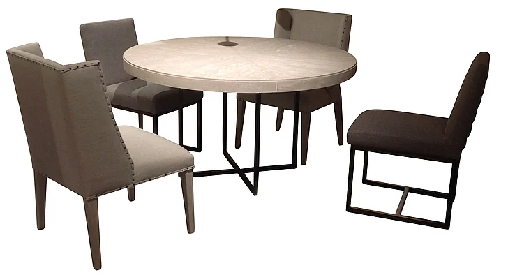 Universal Furniture Modern 5-Piece Robards Round Dining Set