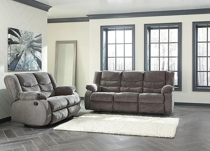 Tulen 3pc Living Room Set in Gray