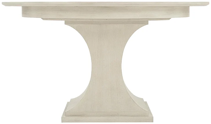 Bernhardt East Hampton Round Dining Table in Cerused Linen PROMO