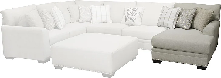 Jackson Middleton RSF Chaise in Cobblestone/Cement 4478-76