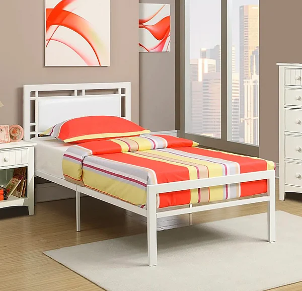 Boss Furniture F9414F Full Bed in White