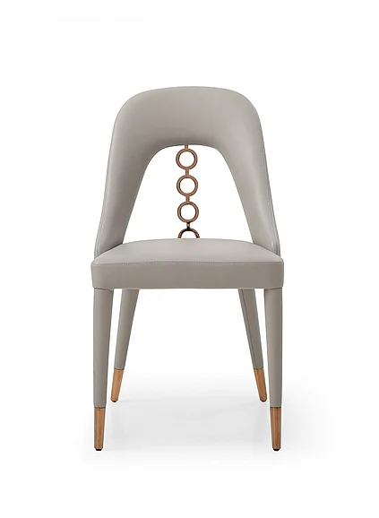 Whiteline Modern Living Liza Dining Chair in Light Gray DC1710P-LGRY (Set of 2)