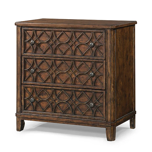 Legacy Classic Trisha Yearwood Home Bedside Chest in Deep Brown Coffee 920-675C